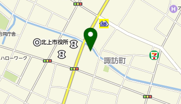 ハローストレージ北上本通りの地図画像