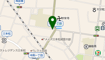 ハローストレージ日田三本松の地図画像