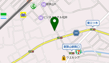 新狭山バイクパーク supported by ハロー ストレージの地図画像