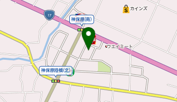 ハローバイクボックス上里神保原町の地図画像