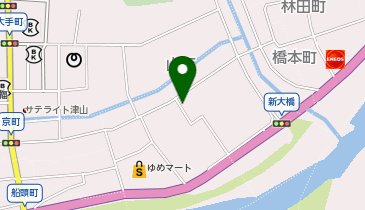 ハローストレージ津山伏見町の地図画像