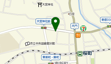 ハローストレージ飯田諏訪町の地図画像