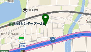 ハローストレージ尼崎道意町の地図画像