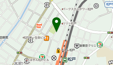 ハローストレージ松戸本町の地図画像