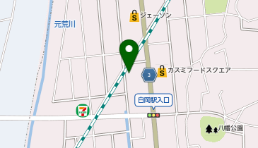 ハローストレージ白岡西の地図画像