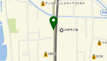 ハローストレージ伊予下吾川の地図画像