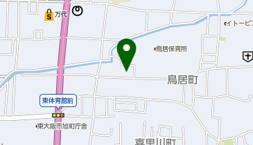 ハローストレージ東大阪鳥居の地図画像