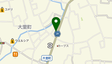 ハローストレージ甲府大里町の地図画像