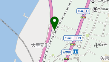 レンタル倉庫小森江第2の地図画像