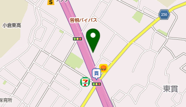 レンタル倉庫東貫の地図画像