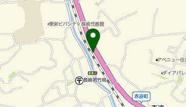 レンタル倉庫赤迫の地図画像