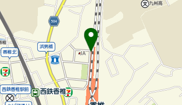 レンタル倉庫香椎駅前の地図画像