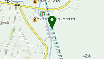 レンタル倉庫那珂川第2の地図画像