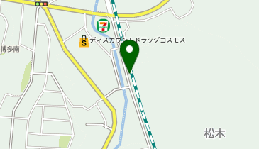 レンタル倉庫那珂川の地図画像