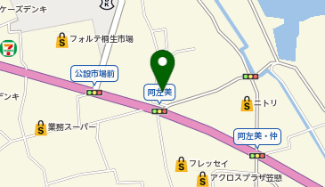 ニコニコ収納庫みどり笠懸の地図画像