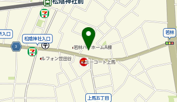 ハローストレージ世田谷若林2の地図画像