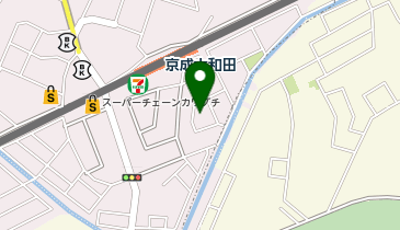 ハローストレージ八千代大和田の地図画像