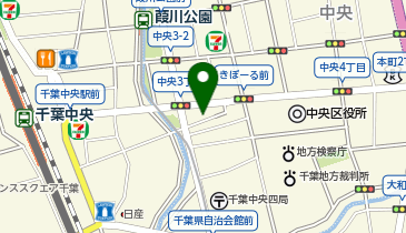 Pilates Mee千葉中央店の地図画像