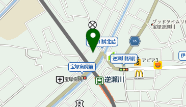 Pilates Mee 逆瀬川店の地図画像