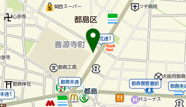Pilates Mee大阪都島店の地図画像