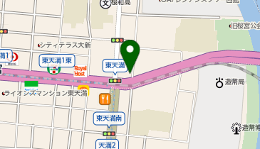 Pilates Mee 南森町店の地図画像
