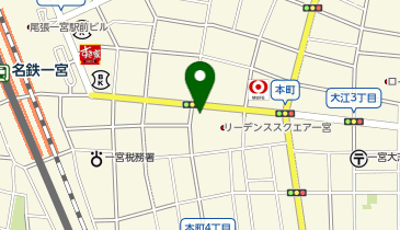 Pilates Mee 一宮店の地図画像