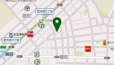 Pilates Mee蒔田店の地図画像