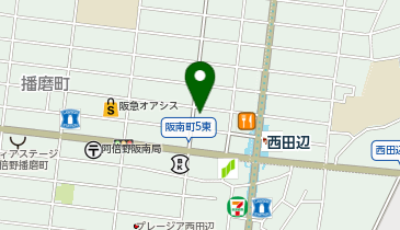 Pilates Mee西田辺店の地図画像