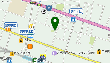 Pilates Mee調布店の地図画像