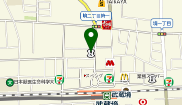Pilates Mee武蔵境店の地図画像