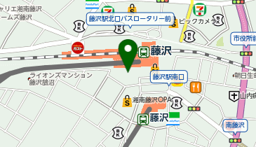 自遊空間 NEXT藤沢駅前南口店の地図画像