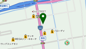 自遊空間 飯塚店の地図画像