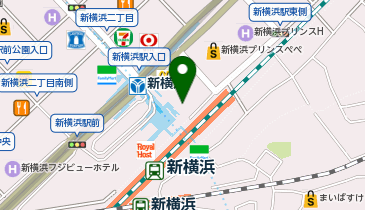 自遊空間 NEXT新横浜駅前店の地図画像