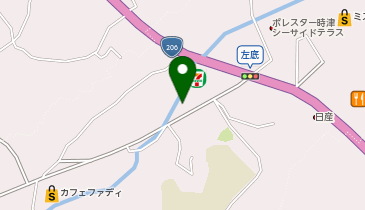 自遊空間 長崎時津店の地図画像