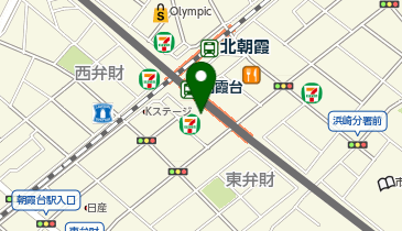 自遊空間 SELF朝霞台南口店の地図画像