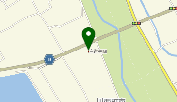 自遊空間 丸亀川西店の地図画像