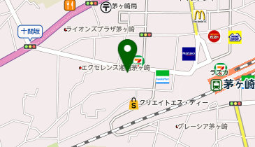 自遊空間 茅ケ崎エメロード店の地図画像