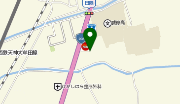 自遊空間 大牟田店の地図画像