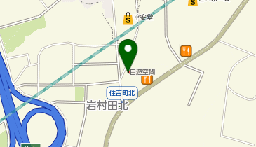 自遊空間 佐久店の地図画像