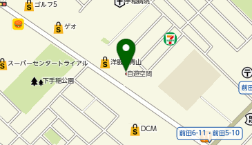 自遊空間 SELF手稲前田店の地図画像