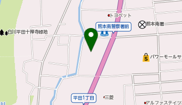 自遊空間 SELF熊本十禅寺店の地図画像