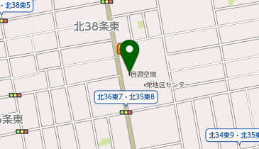 自遊空間 SELF札幌北光店の地図画像