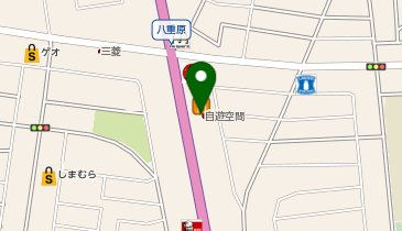 自遊空間 君津店の地図画像