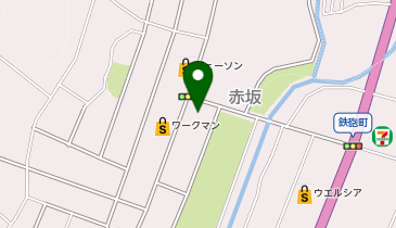 ミスターランドリー笠間店の地図画像