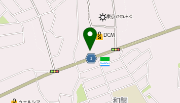 大型コインランドリー大洗店の地図画像