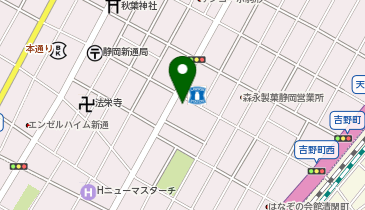 クリーニングホーム&コインランドリーの地図画像