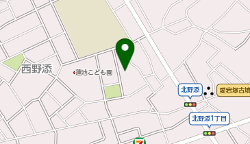コインランドリー 西野添店の地図画像