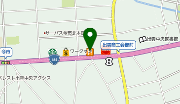 ランドリー デポ 出雲今市町店の地図画像