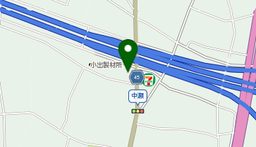 大型コインランドリーサンシャイン浜松中瀬店の地図画像