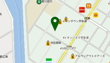 コインランドリー杉の子イオンタウン宇多津店の地図画像